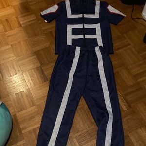 My Hero Academia Shirt and Pants Gym Uniform Costume